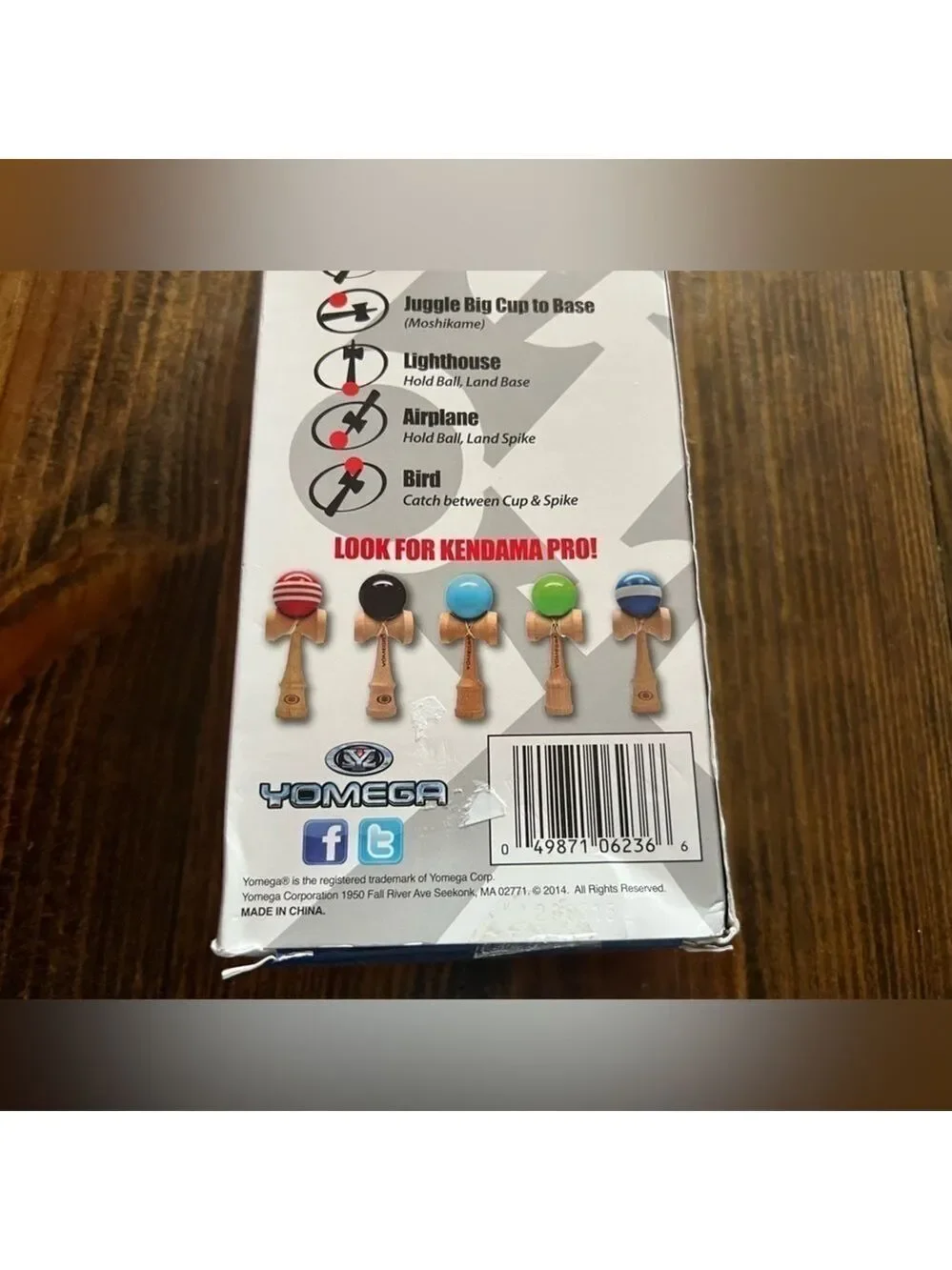 YOMEGA KENDAMA PRO SKILL TOY YO-YO TOSS & CATCH GAME Cup Ball